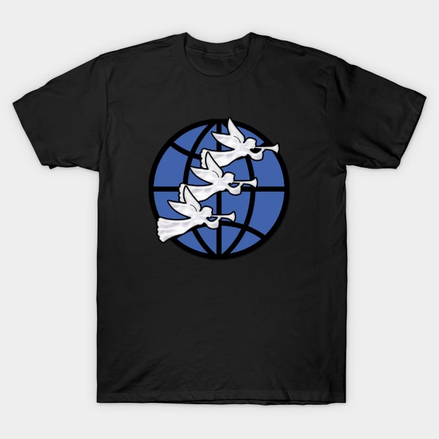 Seventh-Day Advenist Three angel's logo T-Shirt by Just_Christianity